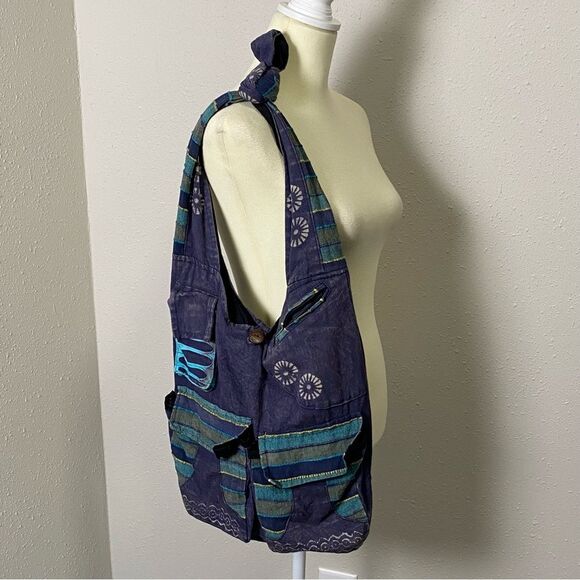 Flying High 100% Cotton Boho Hippie Summer School Bag - Picture 15 of 16